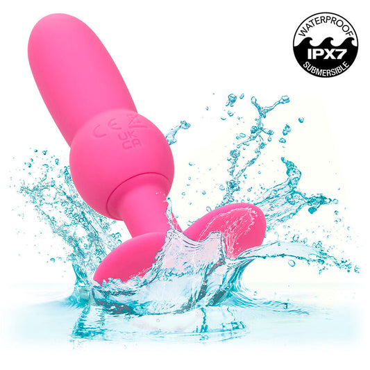 CALEXOTICS - FIRST TIME SONDE ANAL PLUG PERLÉE 10 VIBRATIONS ROSE - 7eme ciel