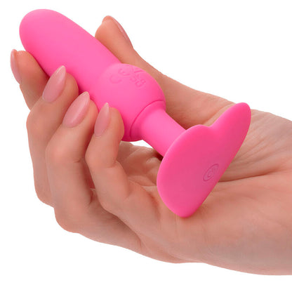 CALEXOTICS - FIRST TIME SONDE ANAL PLUG PERLÉE 10 VIBRATIONS ROSE - 7eme ciel