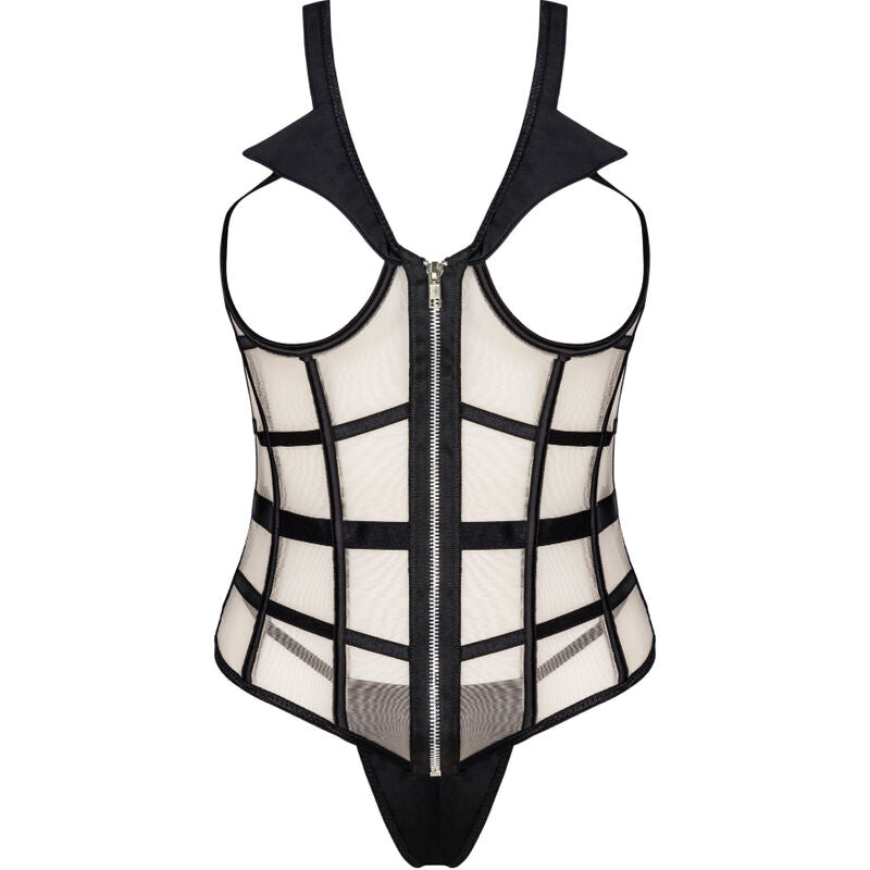 LIVCO CORSETTI FASHION - LAURA LC 20215 CORSET + STRING S/M - 7eme ciel