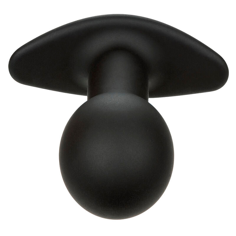 CALEXOTICS - ROCK BOTTOM PLUG ANAL 10 VIBRATIONS SILICONE NOIR - 7eme ciel