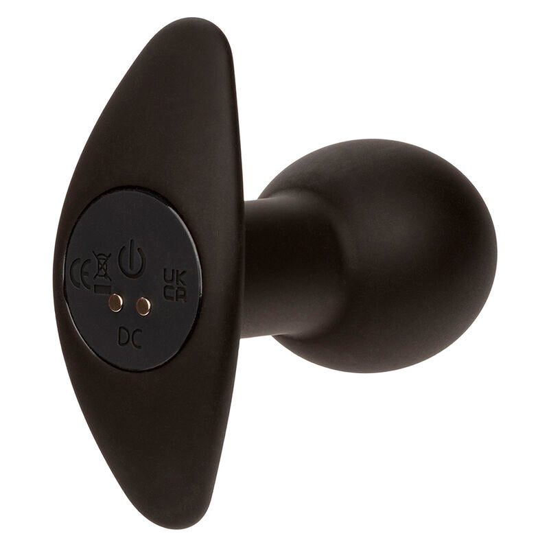 CALEXOTICS - ROCK BOTTOM PLUG ANAL 10 VIBRATIONS SILICONE NOIR - 7eme ciel