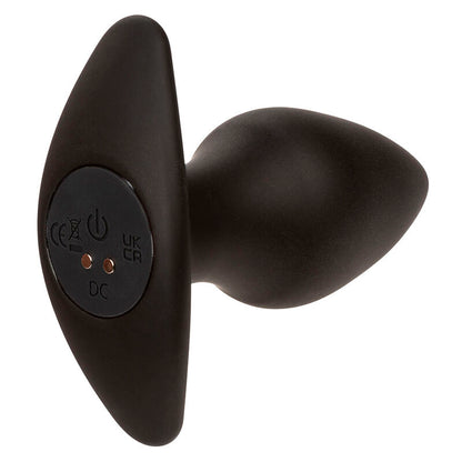 CALEXOTICS - ROCK BOTTOM PLUG ANAL PARFAIT 10 VIBRATIONS SILICONE NOIR - 7eme ciel