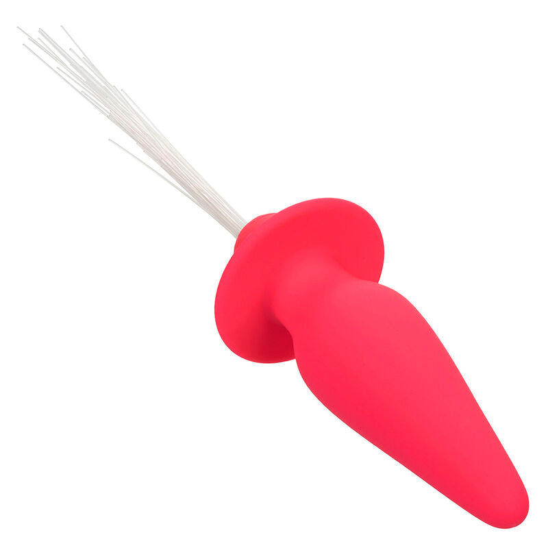 CALEXOTICS - SOUTHERN LIGHTS LIGHT UP PLUG ANAL 10 VIBRATIONS SILICONE ROSE - 7eme ciel