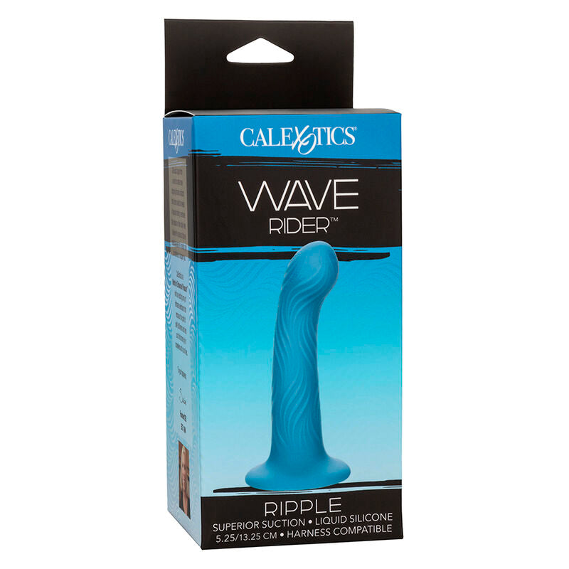 CALEXOTICS - WAVE RIDER PLUG ANAL RIPPLE BLEU - 7eme ciel
