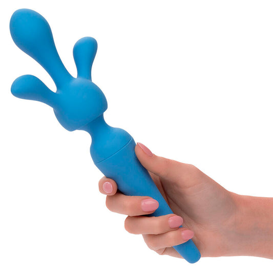 CALEXOTICS - COUTURE KIT VIBRATEUR WAND 10 VIBRATIONS BLEU - 7eme ciel
