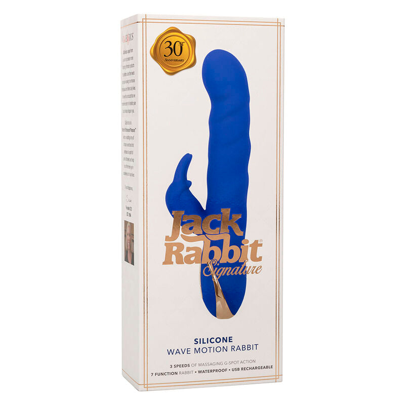 CALEXOTICS - JACK RABBIT VIBRATEUR WAVE MOTION BLEU - 7eme ciel