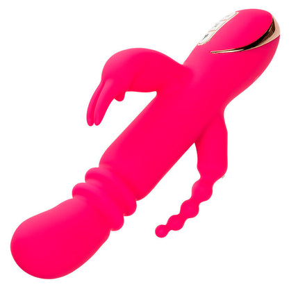 CALEXOTICS - JACK FANTASY TRIPLE VIBRATEUR CHAUFFANT LAPIN ROSE