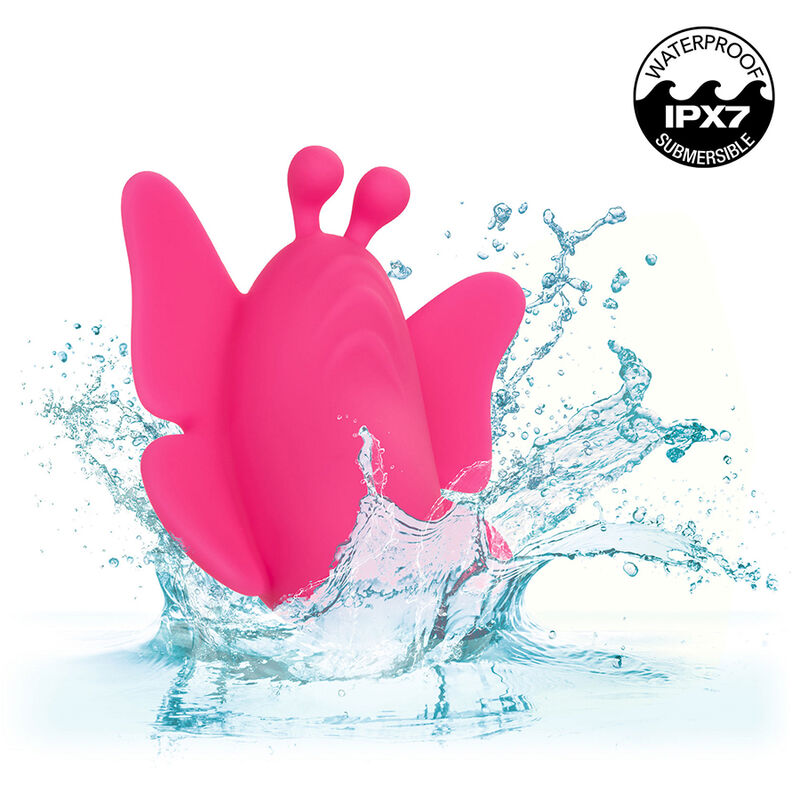 CALEXOTICS - NEON VIBES FLUTTER VIBE STIMULATEUR 10 VIBRATIONS ROSE - 7eme ciel