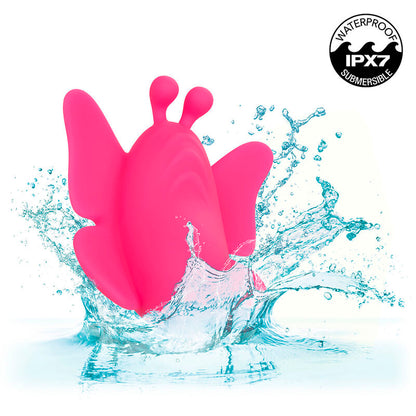CALEXOTICS - NEON VIBES FLUTTER VIBE STIMULATEUR 10 VIBRATIONS ROSE - 7eme ciel