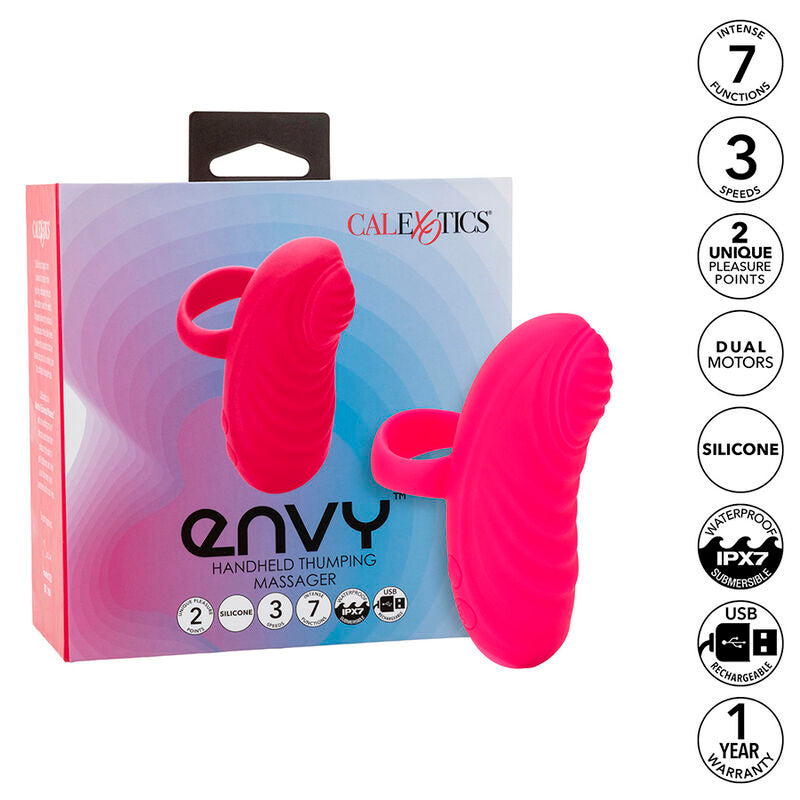 CALEXOTICS - ENVY MASSEUR À BILLE PORTABLE 7 VIBRATIONS ROSE - 7eme ciel