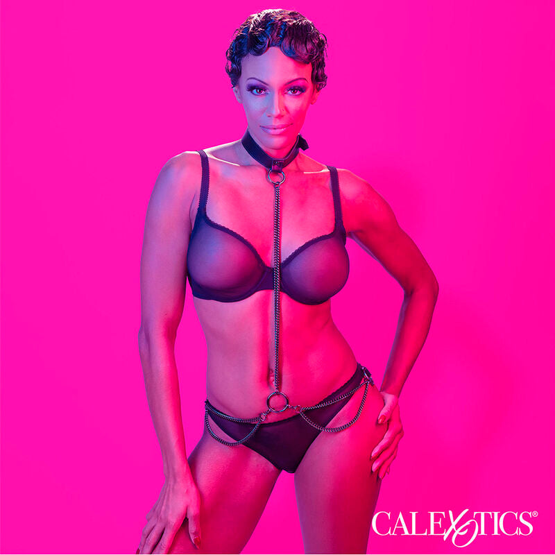 CALEXOTICS - EUPHORIA COLLIER ET LAISSE CHAINE - 7eme ciel