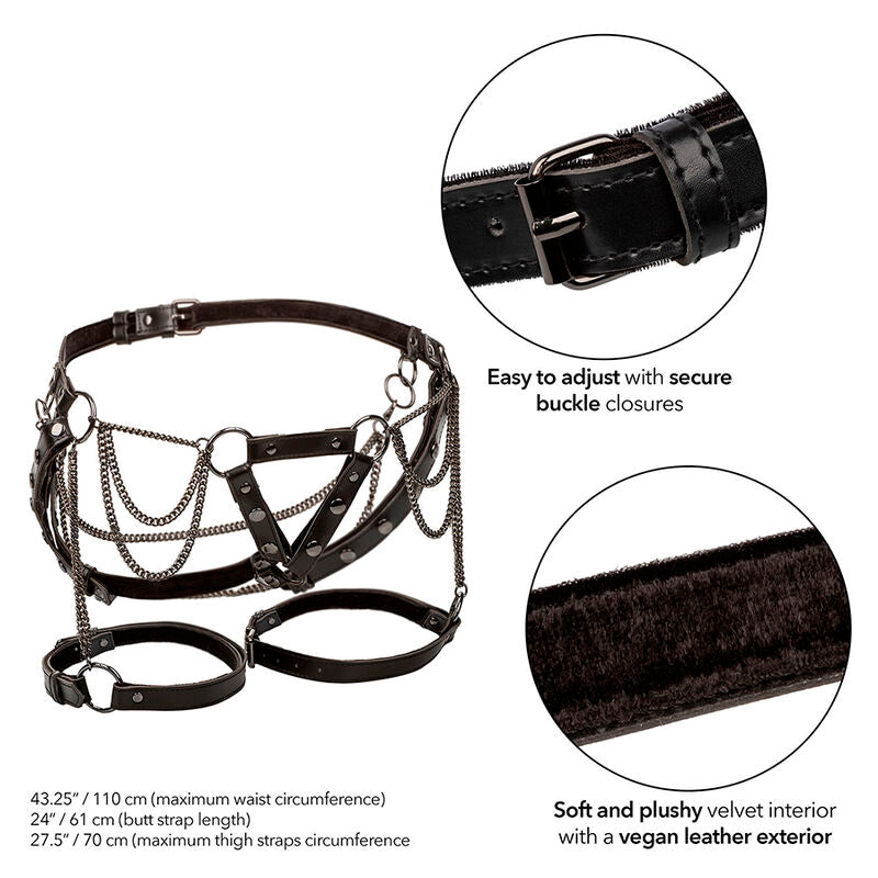 CALEXOTICS - EUPHORIA HARNAIS DE CUISSE MULTICHAÎNES PREMIUM - 7eme ciel