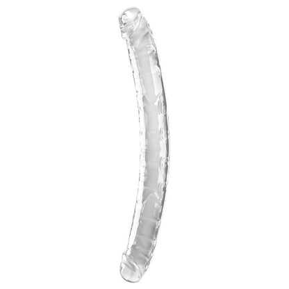 KING COCK -  DOUBLE TROUBLE GODE 46 CM TRANSPARENT - 7eme ciel