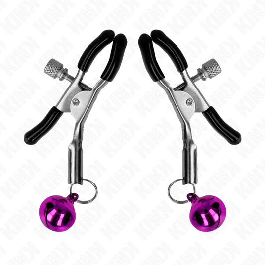 KINK - PINCE À METON SIMPLE CLOCHE VIOLET 6 CM - 7eme ciel