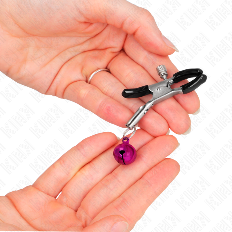KINK - PINCE À METON SIMPLE CLOCHE VIOLET 6 CM - 7eme ciel