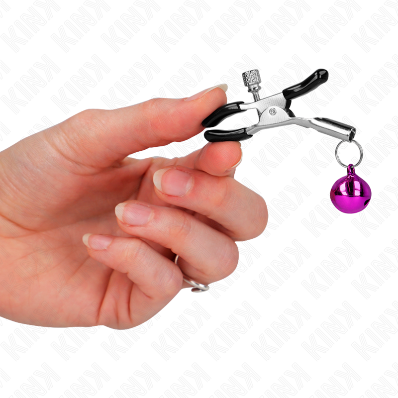 KINK - PINCE À METON SIMPLE CLOCHE VIOLET 6 CM - 7eme ciel