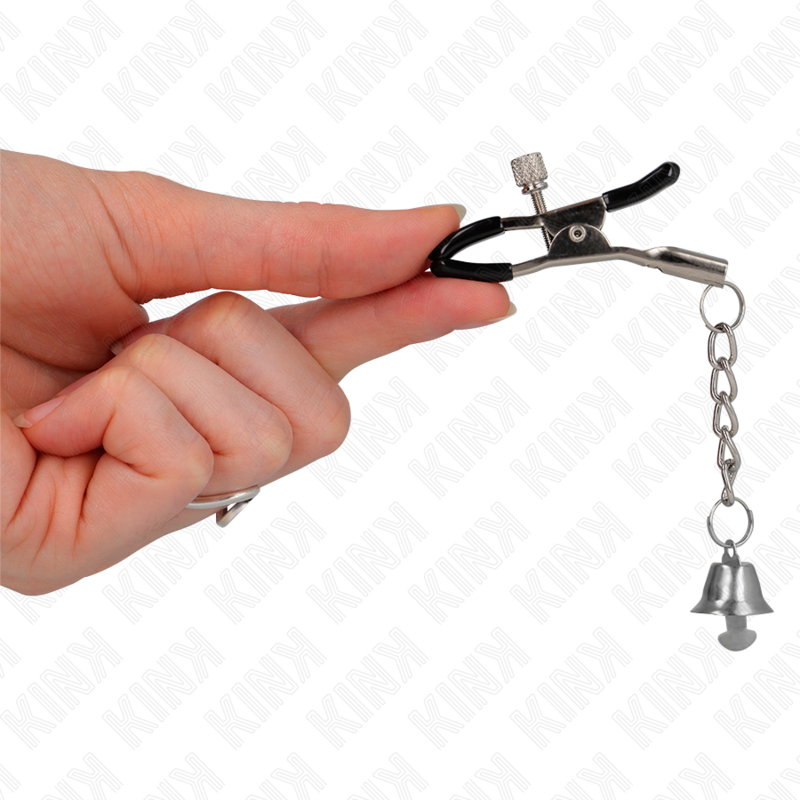 KINK - PINCES À TÉLÉTON PENDENTIF CLOCHE ARGENT 6 CM - 7eme ciel