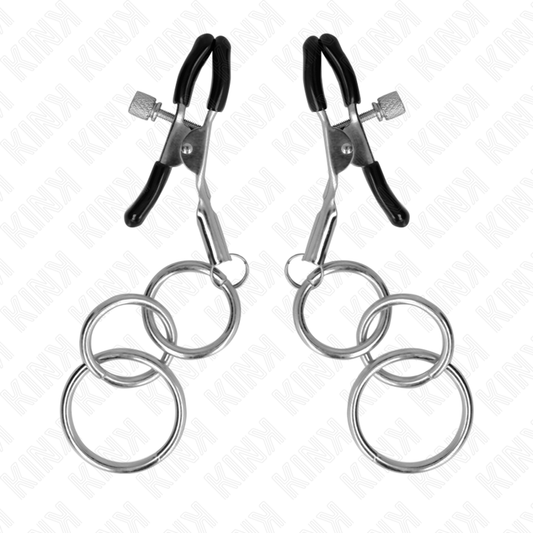 KINK - PINCE À METON 3 JOINTS TORIQUES 6 CM - 7eme ciel