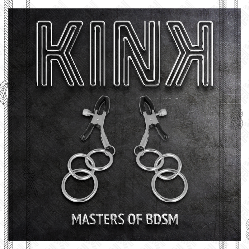 KINK - PINCE À METON 3 JOINTS TORIQUES 6 CM - 7eme ciel