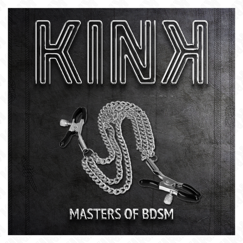 KINK - PINCES À METELIER AVEC 3 CHAÎNES ARGENT 20/23/28 CM - 7eme ciel