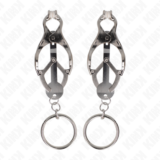 KINK - PINCES À TÉLÉPHONES TRÈFLE JAPONAIS O-RING ARGENT - 7eme ciel