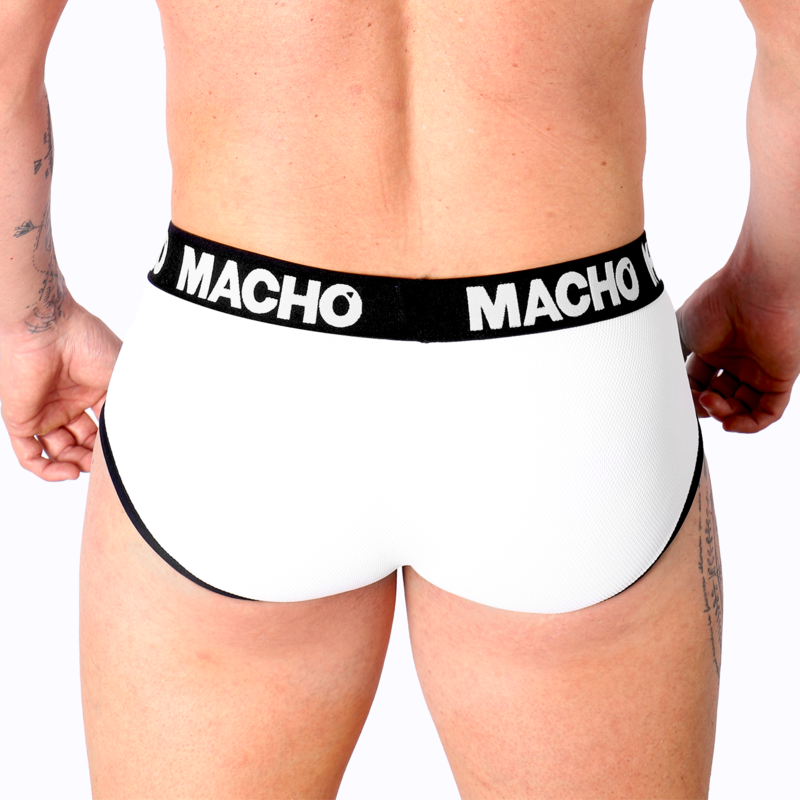 MACHO - MS30BL SLIP BLANC S - 7eme ciel