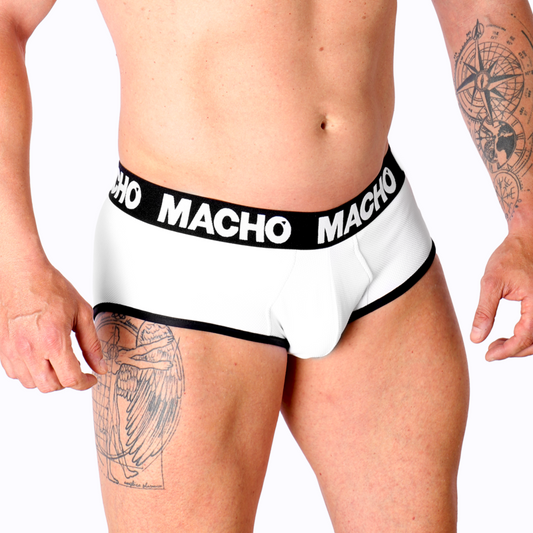 MACHO - MS30BL SLIP BLANC S - 7eme ciel
