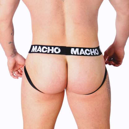 MACHO - MX26X1 JOCK GRID BLANC S - 7eme ciel