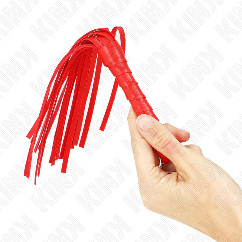 KINK - MINI FOUET SIMPLE ROUGE 28 CM - 7eme ciel