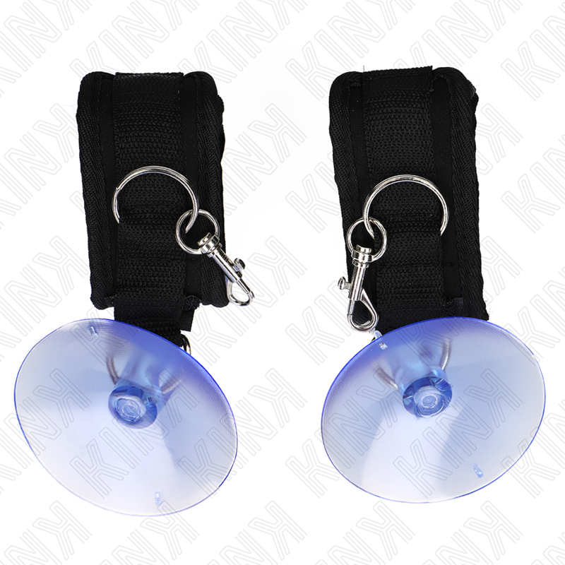 KINK - APPUI-POIGNETS À VENTOUSE NOIR 29-40 CM X 5 CM - 7eme ciel