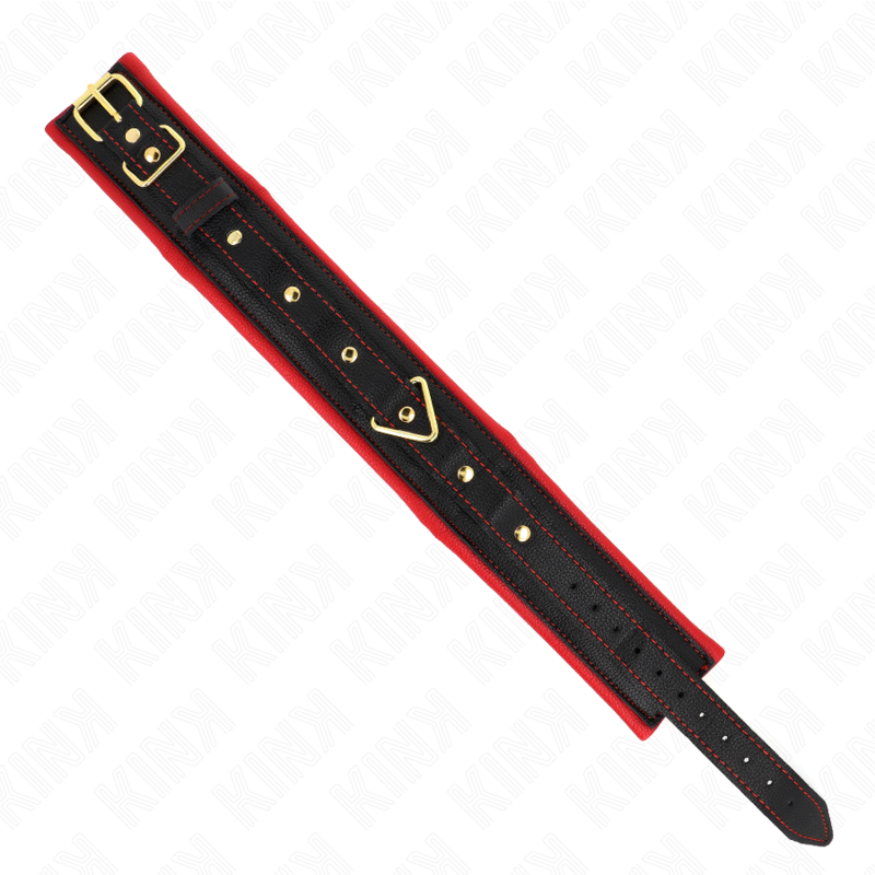 KINK - COLLIER AVEC LAISSE EN TISSU UNI AJUSTABLE 33-48 CM X 5,7 CM - 7eme ciel