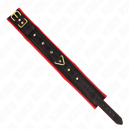 KINK - COLLIER AVEC LAISSE EN TISSU UNI AJUSTABLE 33-48 CM X 5,7 CM - 7eme ciel