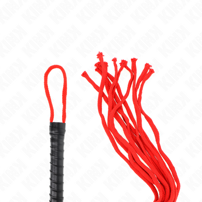 KINK - FOUET CORDE ROJO 56 CM - 7eme ciel