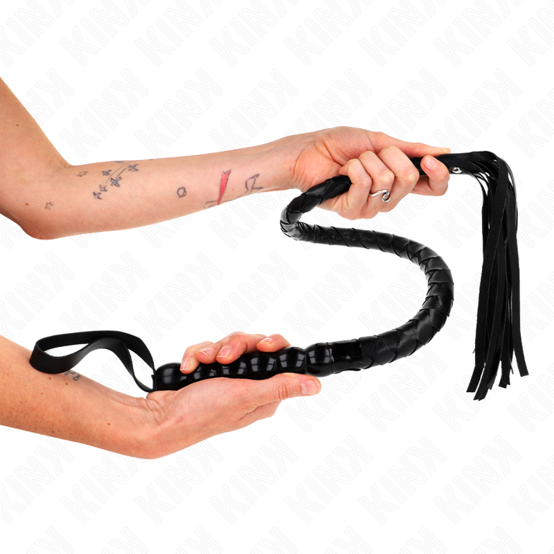 KINK - FOUET SERPENT EN PERLES 80 CM - 7eme ciel