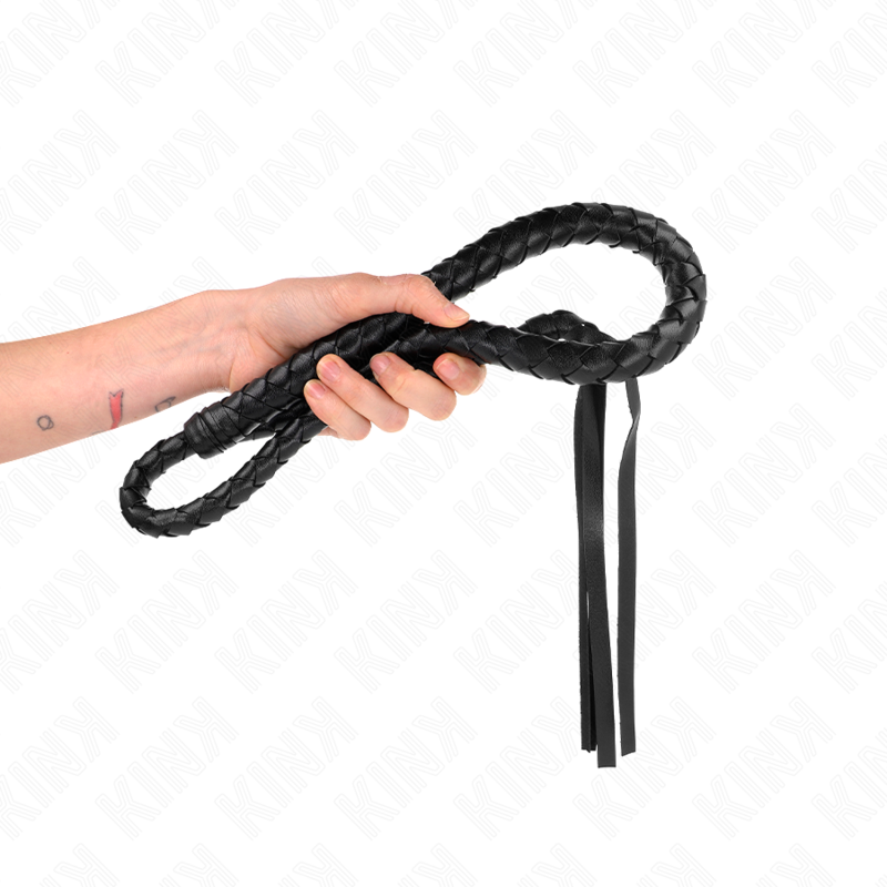KINK - FOUET LONG AVEC BILLES 110 CM - 7eme ciel