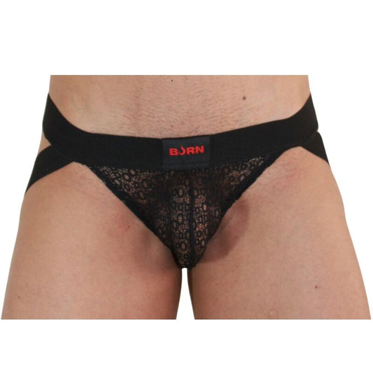 BURN - 005 LINGERIE JOCK NOIRE S - 7eme ciel
