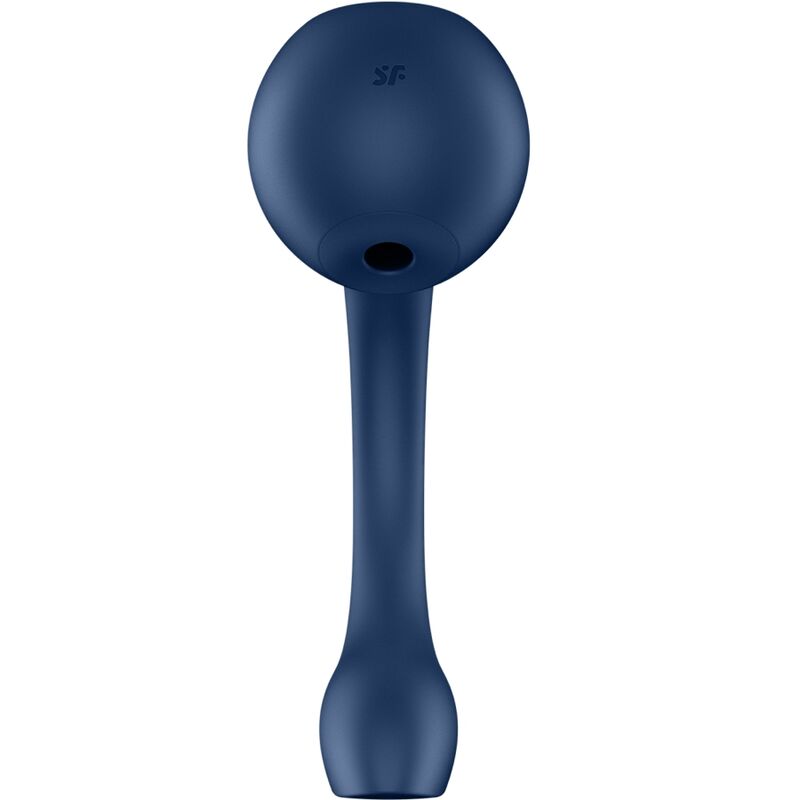 SATISFYER - PRO+ WAVE 4 STIMULATEUR POINT G ET IMPULSION D'AIR APPLICATION GRATUITE BLEU FONCÉ - 7eme ciel