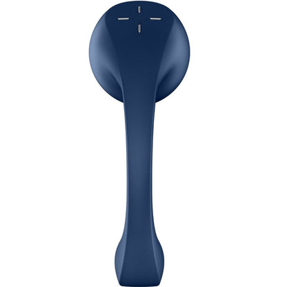 SATISFYER - PRO+ WAVE 4 STIMULATEUR POINT G ET IMPULSION D'AIR APPLICATION GRATUITE BLEU FONCÉ - 7eme ciel