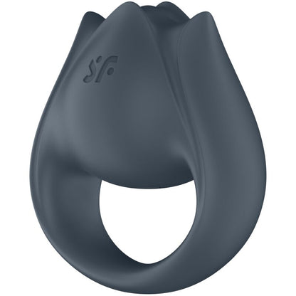 SATISFYER - PERFECT PAIR 2 MULTIVIBRATEUR 2 EN 1 ANNEAU PÉNIS ET STIMULATEUR DE DOIGTS GRIS