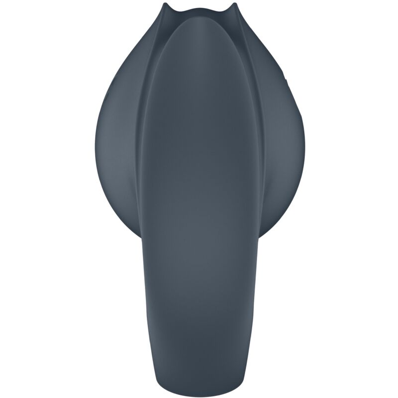 SATISFYER - PERFECT PAIR 2 MULTIVIBRATEUR 2 EN 1 ANNEAU PÉNIS ET STIMULATEUR DE DOIGTS GRIS - 7eme ciel