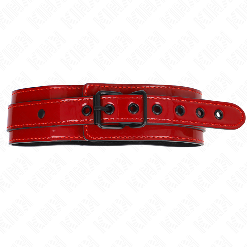 KINK - COLLIER AJUSTABLE ROUGE VIN 37,5-49,5 CM X 5 CM - 7eme ciel