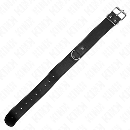 KINK - COLLIER AVEC CEINTURE 116 CM BRACELET NOIR AJUSTABLE 32-50 CM X 8 CM - 7eme ciel