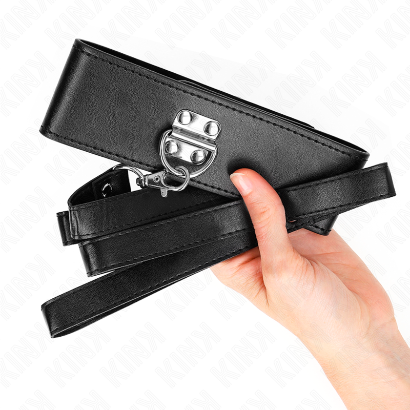 KINK - COLLIER AVEC CEINTURE 116 CM MODÈLE 2 RÉGLABLE 36-43 CM X 5 CM - 7eme ciel