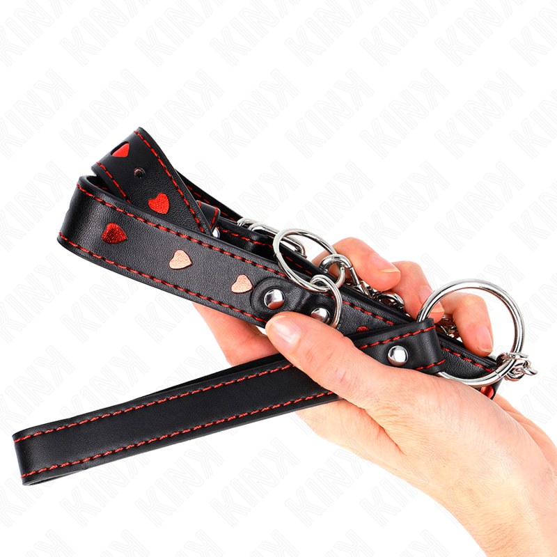 KINK - COLLIER AVEC BRACELET 65 CM DÉTAILS COEUR 52,5 X 2,5 CM - 7eme ciel