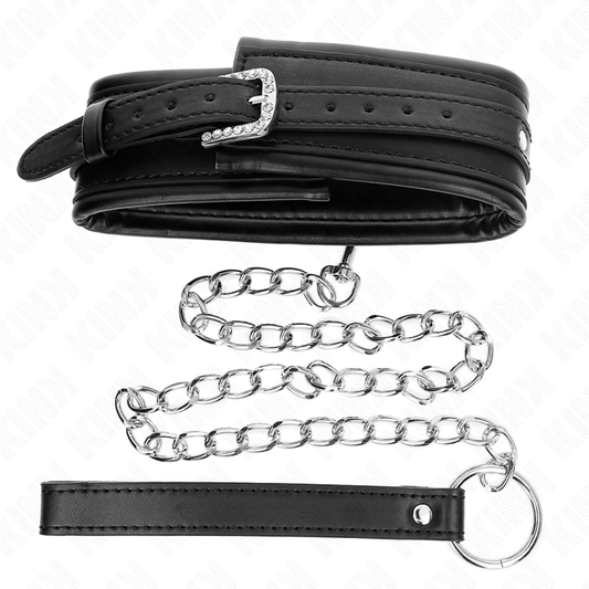 KINK - COLLIER AVEC BRACELET À BOUCLE BRILLANTE 65 CM 48,5 CM X 5,3 CM - 7eme ciel