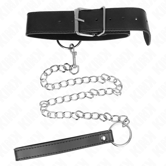 KINK - COLLIER MODÈLE BASIC AVEC LAISSE MODÈLE 4 RÉGLABLE 36-43 CM - 7eme ciel