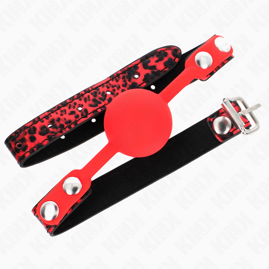 KINK - BOULE EN SILICONE 4 CM GAG MODÈLE 2 60 x 2 CM - 7eme ciel