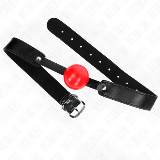 KINK - BALLE TPE SOUPLE 4 CM GAG MODÈLE 1 66 x 2,5 CM RÉGLABLE 41-61 CM - 7eme ciel