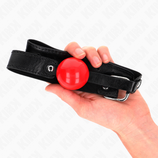 KINK - BALLE TPE SOUPLE 4 CM GAG MODÈLE 1 66 x 2,5 CM RÉGLABLE 41-61 CM - 7eme ciel