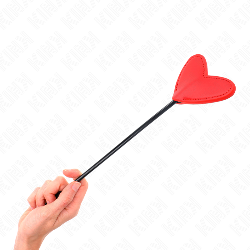 KINK - PALETTE EN FORME DE COEUR ROUGE 33 X 10 CM - 7eme ciel